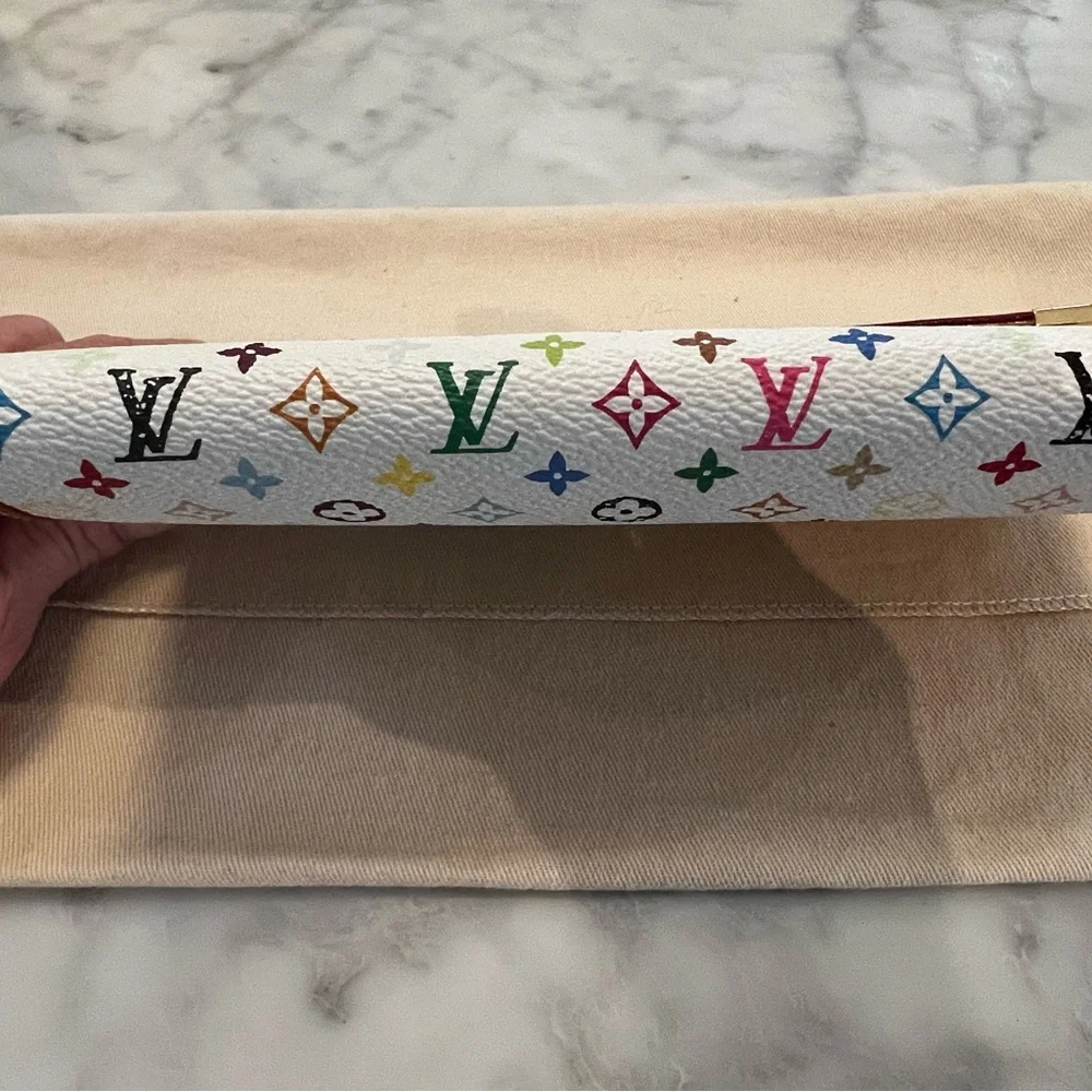Louis Vuitton x Murakami Multicolour Monogram Porte Tresor Wallet/ WOC - Picture 7 of 12